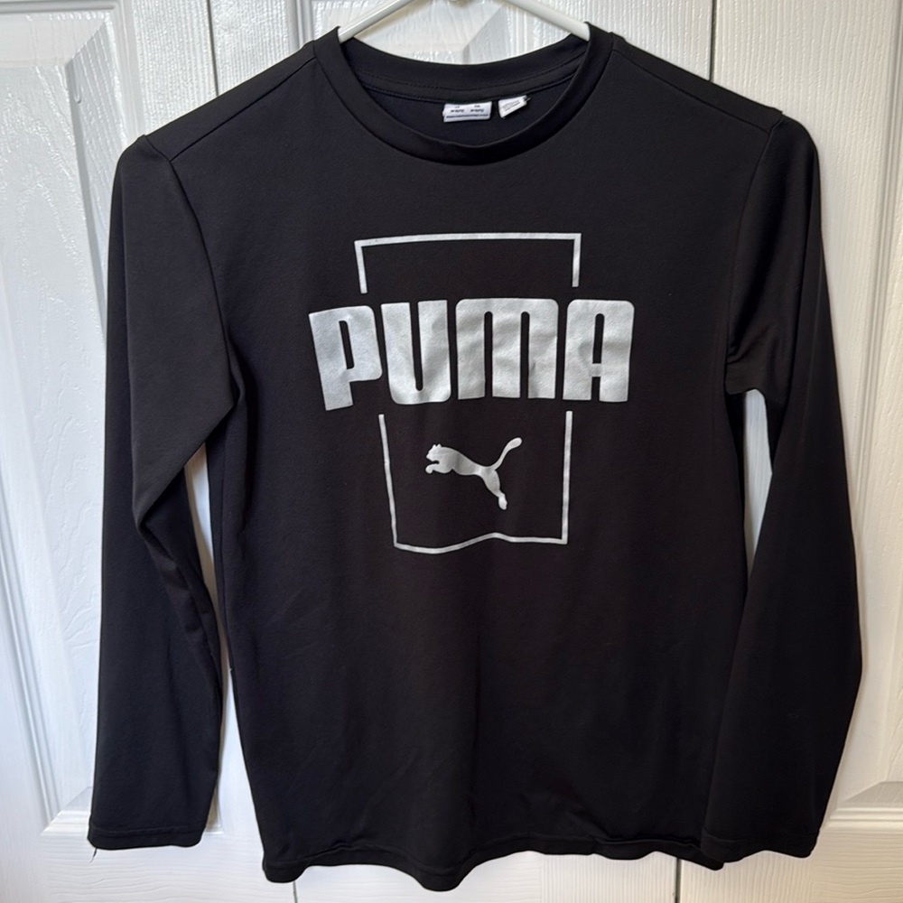 Boys Puma dri fit long sleeve